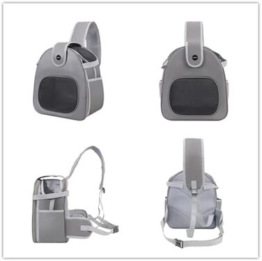 SOLAPOLLO переноска для тварин через плече, сумка-переноска для маленьких тварин до 9 кг, для цуценят, котів, для подорожей, піших прогулянок, кемпінгу (блакитна)