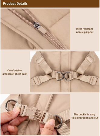 Тепла жилетка для собак з повідком, водонепроникний дощовик для маленьких собак, куртка для цуценят на холодну зиму (Рожевий, 5XL)