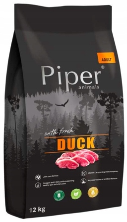 Сухий корм для собак Piper Animals з качкою, 12 кг