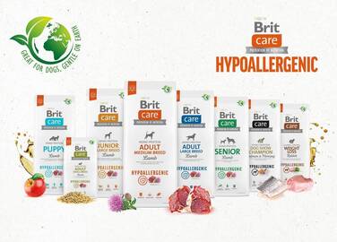 Сухий корм Brit Care Hypoallergenic Senior з ягнятиною для літніх собак, 12 кг