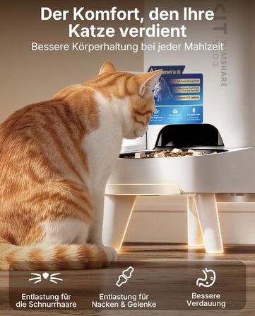 Автоматична годівниця для котів та собак PETKIT YumShare Solo 2 з камерою, розпізнаванням облич та Wi-Fi (2.4/5G), 3 л