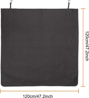 Захист вантажного простору CICMOD для собак: антиковзаюча підстилка в багажник авто (чорний)