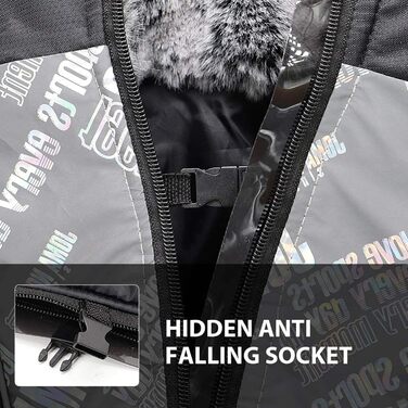 Водонепроникний собачий одяг PETCUTE для маленьких собак, з відбиваючими елементами, регульований, зимова куртка для собак з шлейкою, вітронепроникний, сірий (2XL)