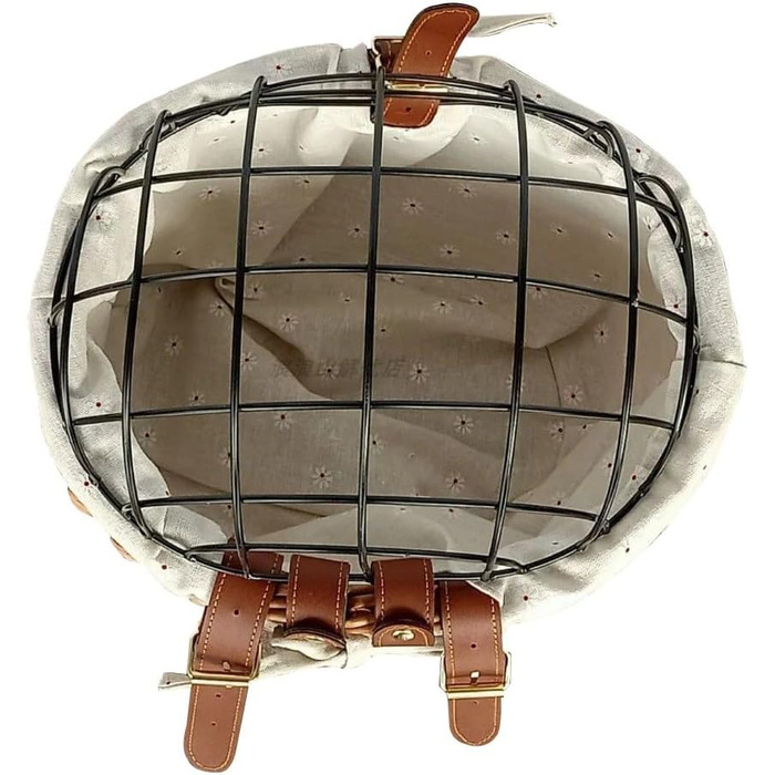 Кошик для тварин на велосипед, плетіння з лози, переноска для собак і котів, передній велосипедний кошик з сіткою, легкий знімний кошик для зберігання, ротанг, коричневий