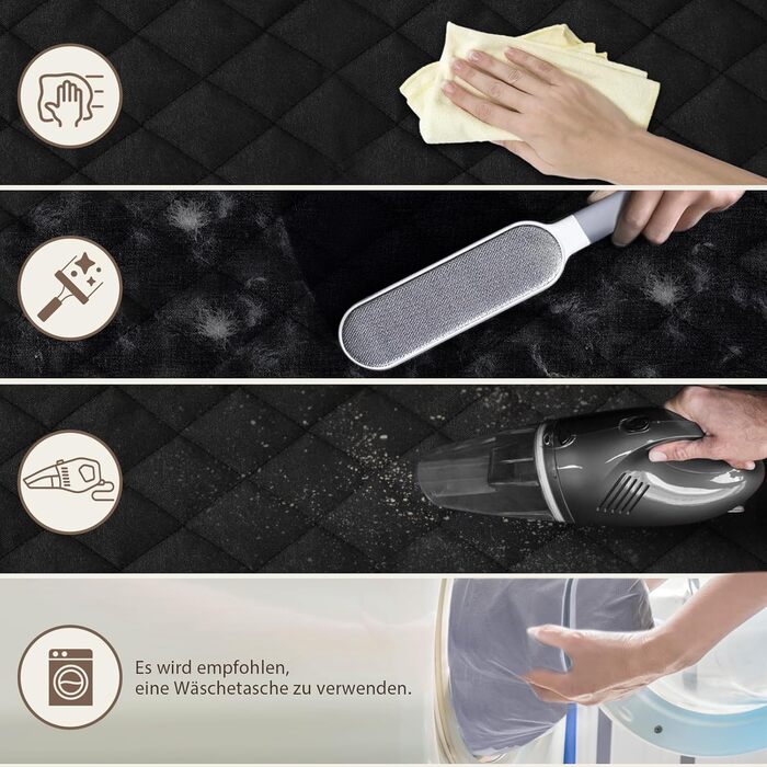 Захист для заднього сидіння автомобіля Angooni - водовідштовхуючий, антиковзний, стійкий до подряпин (135x120 см), універсальний, з віконцем