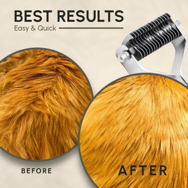 Інструмент для вичісування підшерстка собак та котів FLAMIA & JABZ (16 лез)