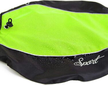 Водонепроникний дощовик для собак середніх та великих порід Zunea, відбиваючий, легкий, вітронепроникний, з сіткою всередині, захист від дощу, для прогулянок на відкритому повітрі, зелений, 3XL