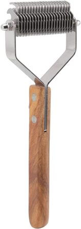 Двостороння щітка для шерсті котів та собак, підшерсткова щітка для грумінгу