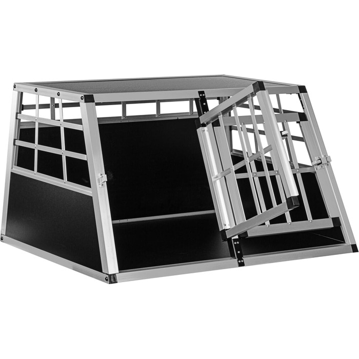 Кія для собак PETSTUFF з прямою задня стінкою, 90°, вибір розміру, 2 двері, перегородка, 89×69×50 см