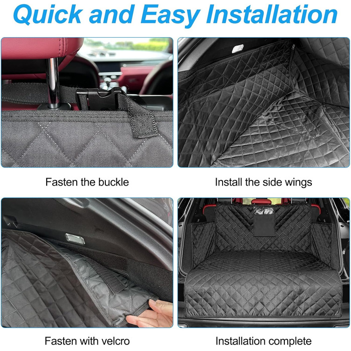 Захист для багажника автомобіля Traxenta: килимок для багажника, підстилка для собак, універсальний захист, подушка для багажника, для універсалів, мінівенів та SUV