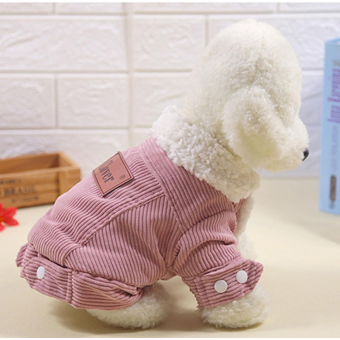 Теплий зимовий верхній одяг для собак, тепла флісова куртка, вітронепроникний комбінезон для малих порід, одяг для собак, флісовий верхній одяг, світло-блакитний XL