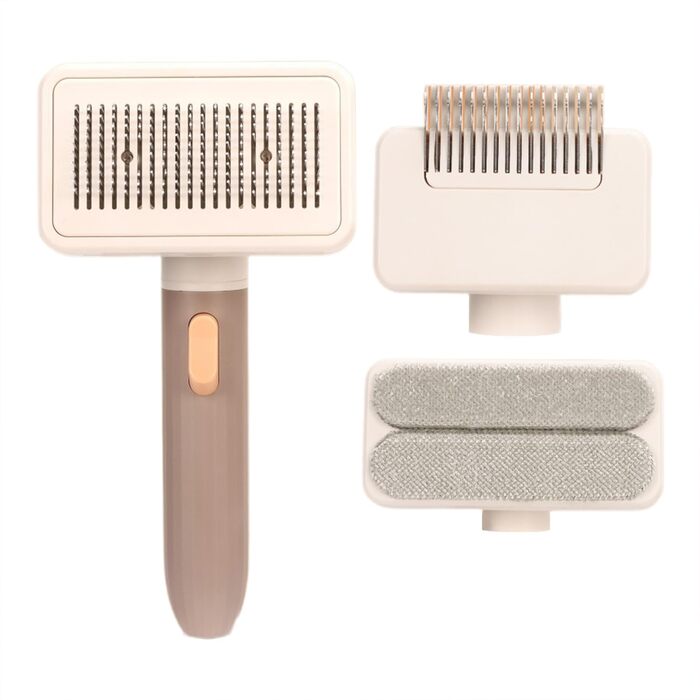 Щітка для грумінгу котів та собак - багатофункціональна щітка для вичісування шерсті, багаторазова, інструмент для догляду за тваринами