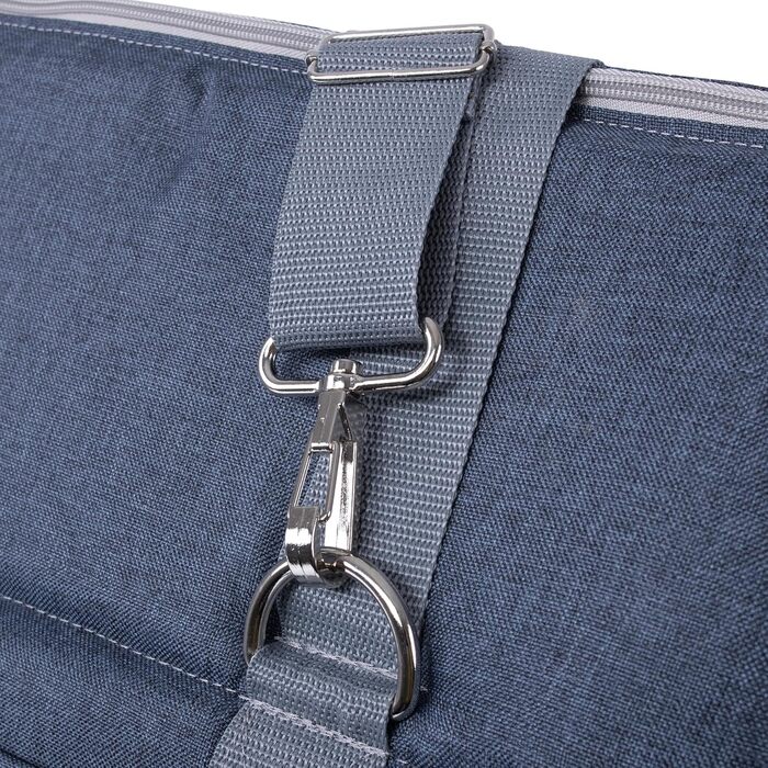 Сумка-переноска для собак BOUTIQUE ZOO XL (до 15 кг) – велика переноска для собак та котів – м'яка, складна, пральна – 52×35×39 см – (52 x 35 x 39 см, Деним)