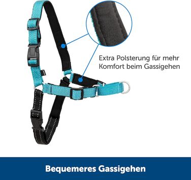 PetSafe Easy Walk Deluxe - шлейка для собак, нейлонова, чорна, розмір M (1 шт.)