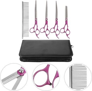 Професійні ножиці для грумінгу собак та котів BESPORTBLE - ножиці з нержавіючої сталі для догляду за домашніми тваринами