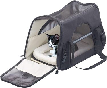 Транспортна сумка для собак Sweetypet: переноска для тварин до 3 кг, 41 x 24 x 19 см (для собак та котів), 45 x 22 x 28 см