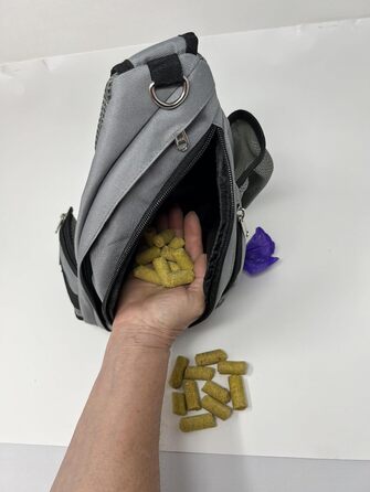 Сумка для тренування собак Paw Leckerli, сіра, стандартна (1 шт.)