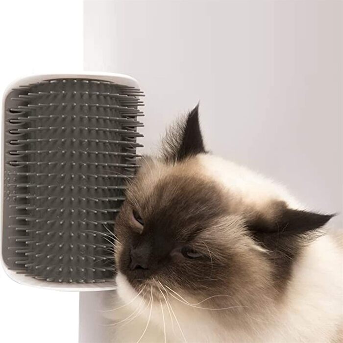 Гребінець для котів, самостійний грумінг, для довгошерстих та короткошерстих, іграшка-щітка, 2 шт.