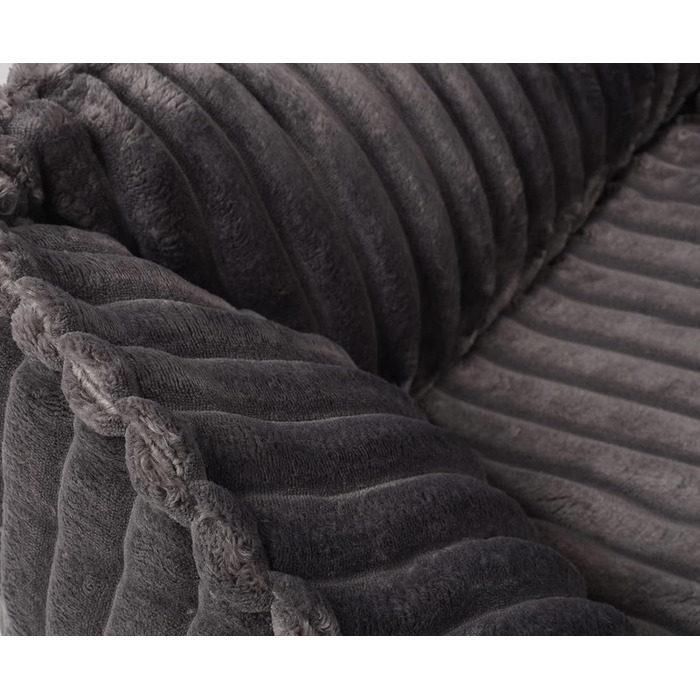 Ортопедичне собаче ліжко Knuffelwuff Sedona M-L, 85 x 63 см, сірий колір | Знімний, пральний чохол | Для великих, середніх та маленьких собак