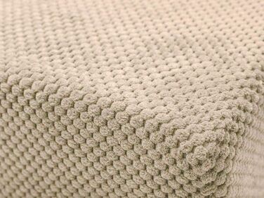 Сходинка для собак та котів 30 см | 3 сходинки | М'який плюшевий чохол | Бежевий колір | Для дому та автомобіля