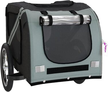 Фаркоп для велосипеда Gecheer для собак, міцний сталевий каркас, оксфордська тканина, дах з ПВХ, для безпечних та комфортних поїздок з домашніми тваринами