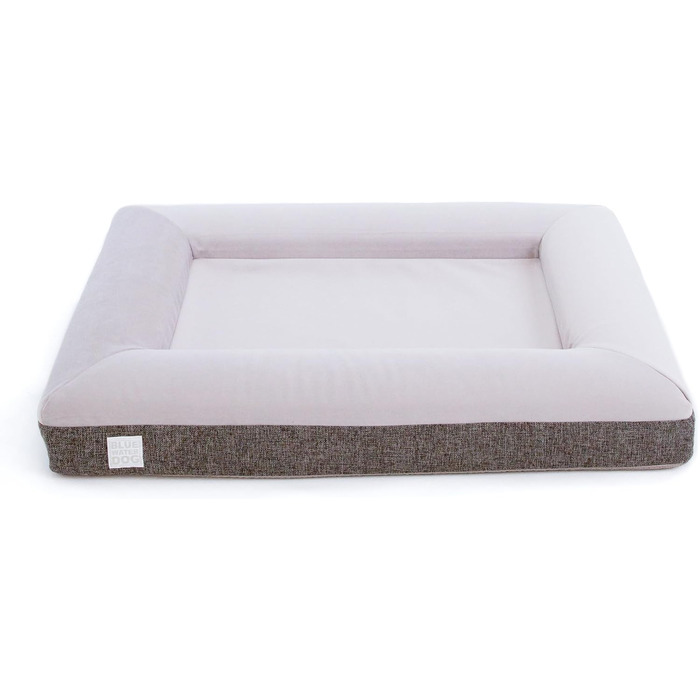 Ортопедичне ліжко для собак з піною з пам'яті, водонепроникним внутрішнім шаром, знімним чохлом з блискавками YKK, розмір M (94 x 76 x 15 см)
