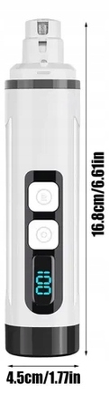 Безшумна електрична USB-машинка для стрижки кігтів для собак та котів