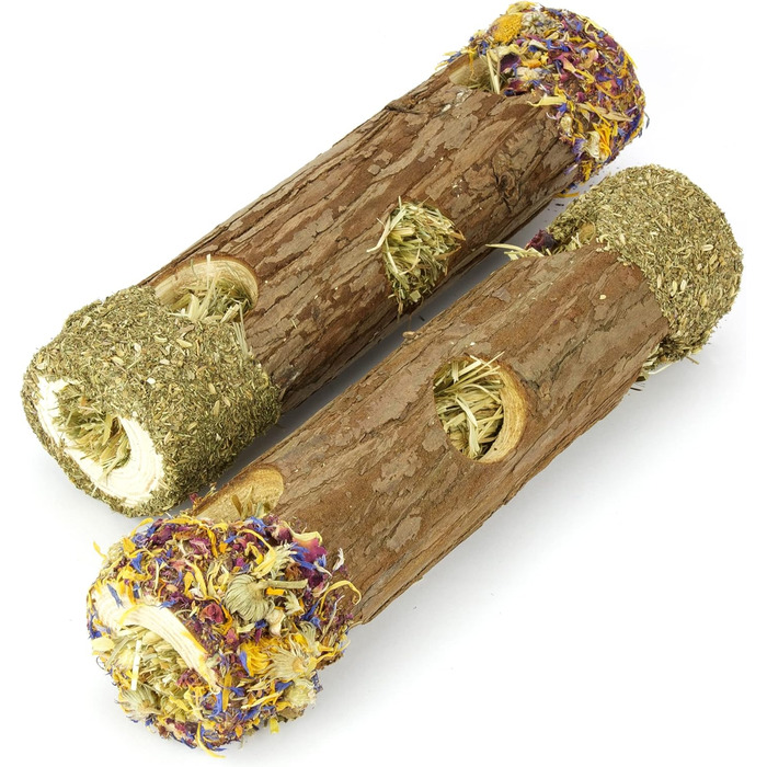 Mr. Crumble Сухий корм для гризунів Тунель-Туннель, 2 шт. Беззерновий тунель з квітами та травами для гризунів