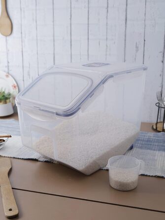 LocknLock Küchen Caddy 12L: Контейнер для зберігання продуктів з кришкою | 35 x 23 x 27 см