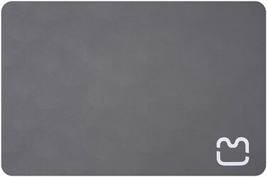 Водонепроникний килимок для годівлі котів GIBZ, 45x60 см, сірий