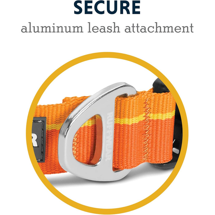 Нашийник Ruffwear для малих собак, регульований, розмір S (28-36 см), помаранчевий, Hoopie Collar