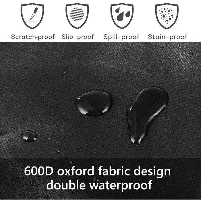 Захист для багажника автомобіля для собак, універсальний, водовідштовхувальний, чорний