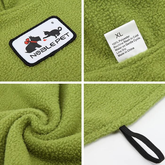 Зимовий теплий пуловер для собак з флісу Polar, бавовняна куртка для собак, зелений L