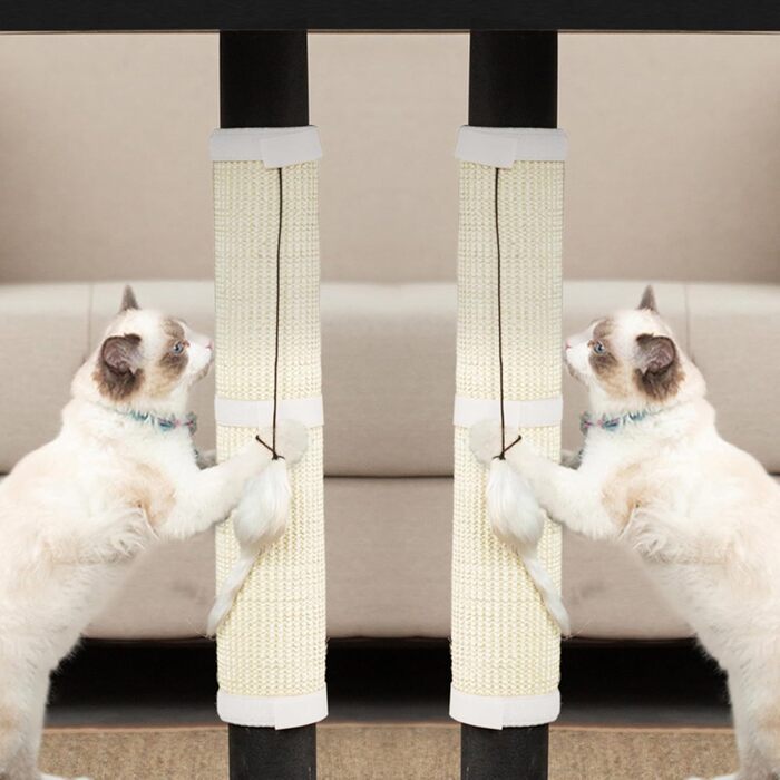 Захист від подряпин для меблів JanYoo: 2 шт. килимок для котів 50x25 см, білий