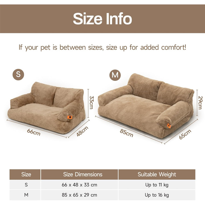 М'яке ліжко для котів та собак MEWOOFUN, зручне диван-ліжко, розмір 85x65x29 см, колір хакі