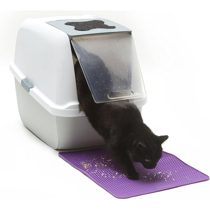 Силіконова килимок для котячого туалету Messy Katzen 45,1x34,9 см кавуновий