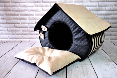 Ліжко-будинк SjestaPupila для собак та котів, L 45x42 см