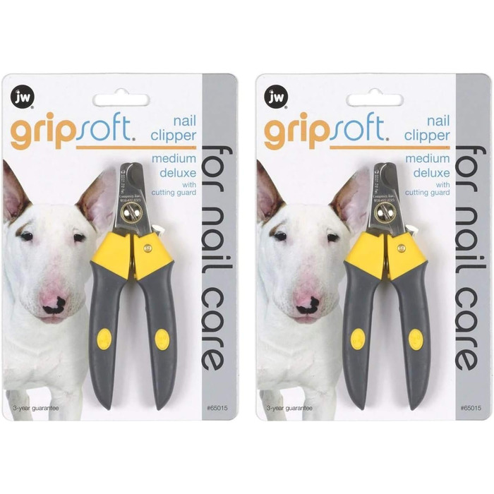 Набір з 2 шт. PetMate JW Gripsoft Deluxe: безпечні ножиці для стрижки нігтів тварин