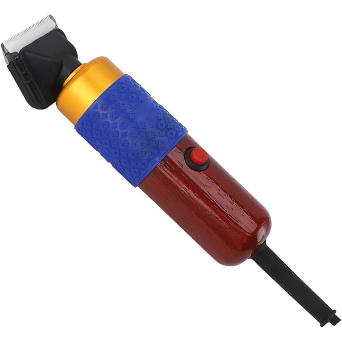 Машина для грумінгу собак з товстим хутром, безшумна, акумуляторна, вологостійка, з нержавіючою сталлю, для домашніх тварин, з EU-штекером