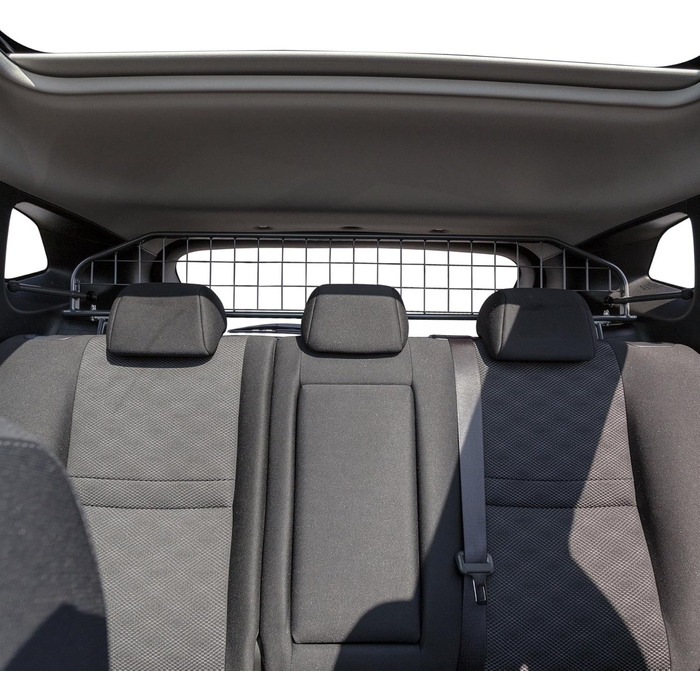 Автомобільна перегородка Travall для собак, сумісна з Nissan Qashqai (2013-2021), Rogue Sport (2017-2019), з панорамним дахом – вантажний захист, металевий роздільник для перевезення домашніх тварин