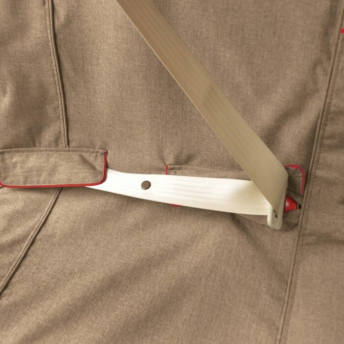 Захист сидіння автомобіля Kurgo Heather для собак, водовідштовхуючий та брудовідштовхуючий, ширина 140 см, колір мускатний heather, окремий, світло-коричневий