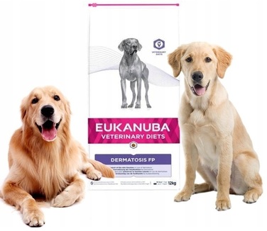Сухий корм для собак EUKANUBA Dermatosis FP для проблем зі шкірою, Риба, 12 кг