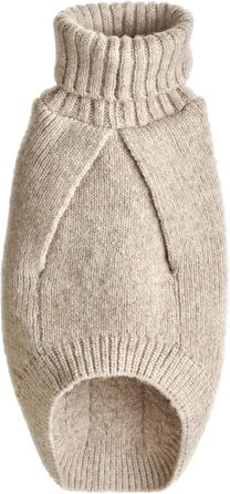 Пуловер для собак Hunter GENF, бежевий, з перекидним коміром, з еластичного переробленого поліестеру