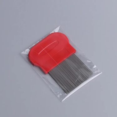 Щітка для собак, інструмент для догляду за шерстю, професійна щітка для собак (червона) 8x6x4 см