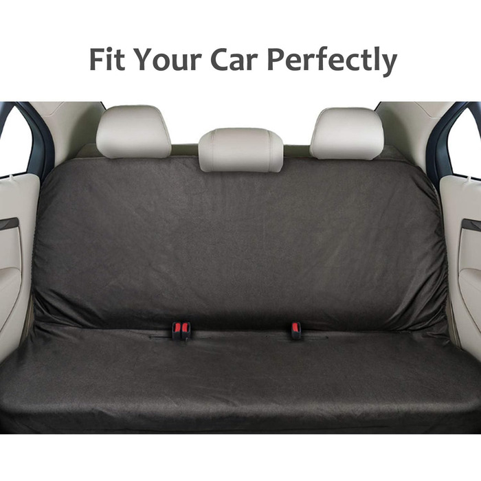 Захист вантажного простору автомобіля CICMOD: килимок у багажник для собак, антиковзкий, чорний (заднє сидіння)