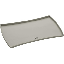 Підкладка для тарілки HUNTER EIBY, силікон, захист від пролиття, високий борт, 48 x 30 см, сіра