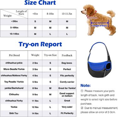 Сумочка для собак Pawaboo з кишенею для дотику, регульована переноска для собак, сумка для перенесення домашніх тварин для прогулянок на відкритому повітрі - чорний (Індиго, M)