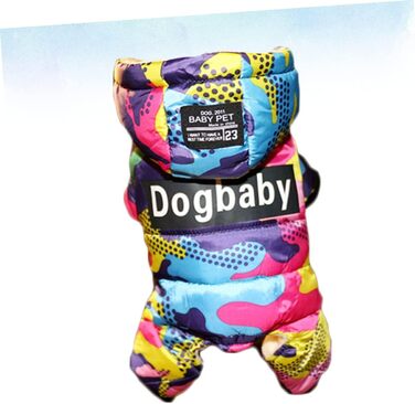 Зимова куртка для собак BESPORTBLE, водонепроникна, камуфляж, XL, для активного відпочинку