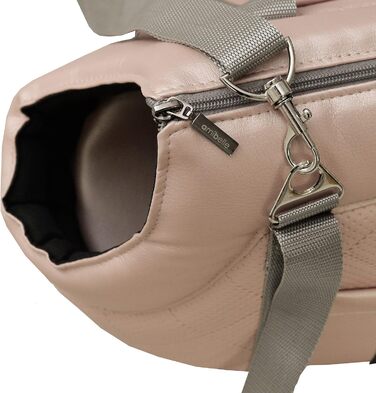 Сумка-переноска для собак та котів Boutique Zoo, 5 кг, рожева (штучна шкіра)