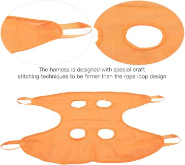 Гамак для догляду за собаками, рушник для сушіння тварин, гамак для краси з ножицями, гамак для релаксації та догляду за тваринами, гамак для котів та догляду за тваринами для стрижки кігтів (S-), великий, оранжевий